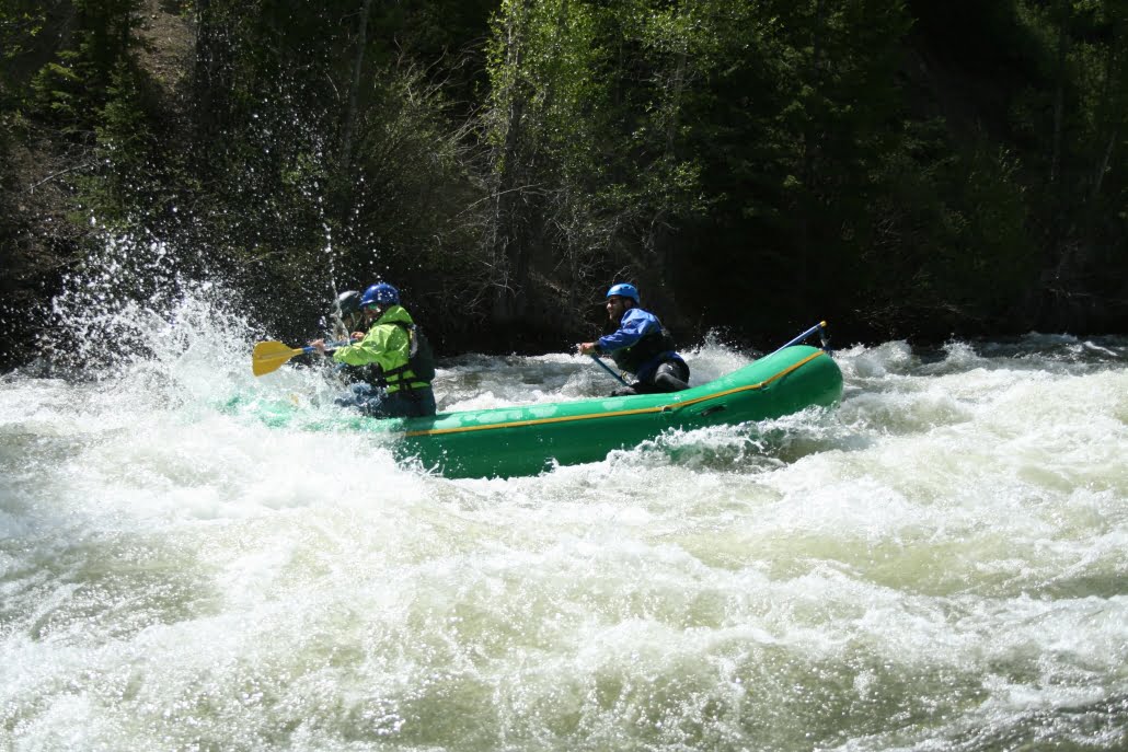 Blue River Water Flows Great For Rafting