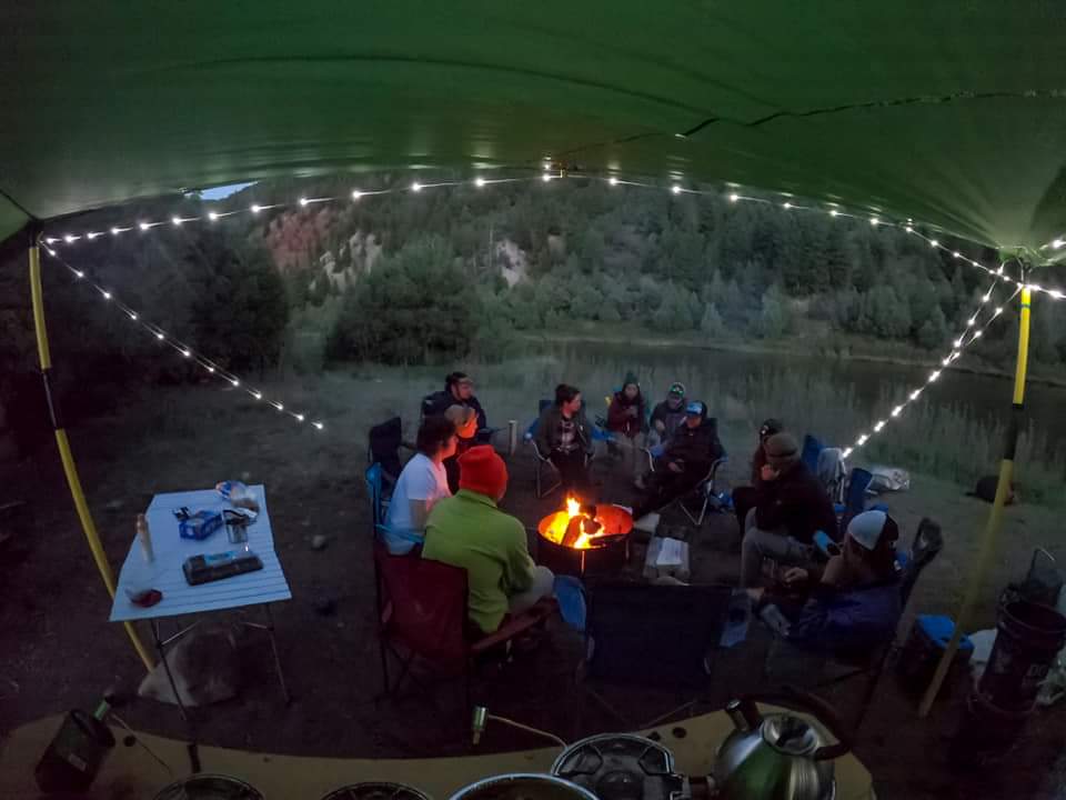 Camping After Rafting on the Upper Colorado River