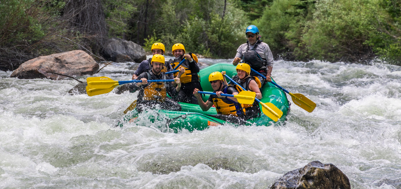 Whitewater Raft Blue River