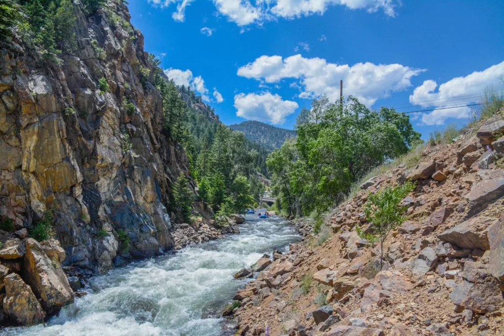 Rafting in Colorado Clear Creek
