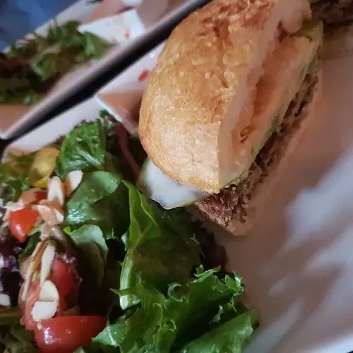 Breakfast sandwich and coffee stop in the Rose Edwards Colorado before rafting trip